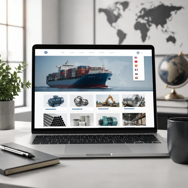 Sitio Web Multilingüe Básico para Empresas Exportadoras